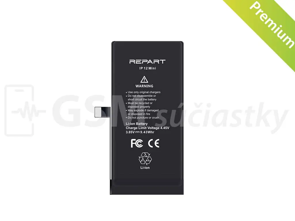 Baterie s vyšší kapacitou pro iPhone 12 mini 2450 mAh