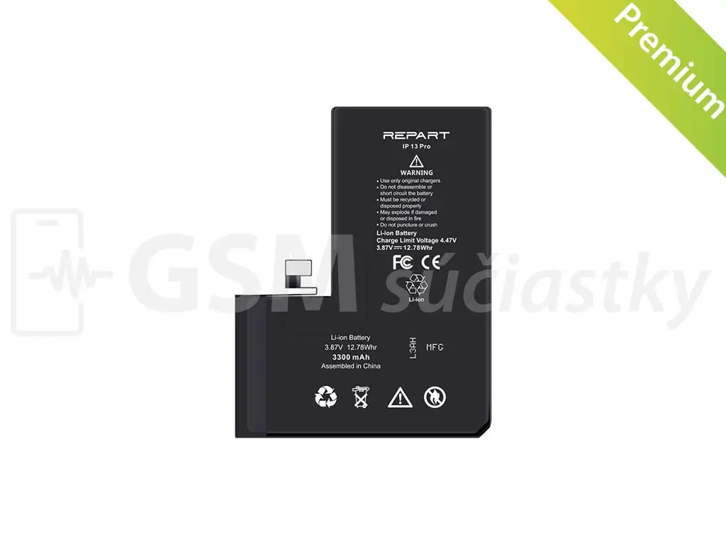 Baterie s vyšší kapacitou pro iPhone 13 Pro 3300 mAh