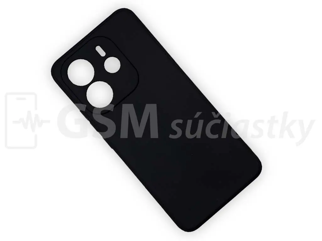 Pouzdro silikonové Xiaomi Redmi Note 14 4G, černé