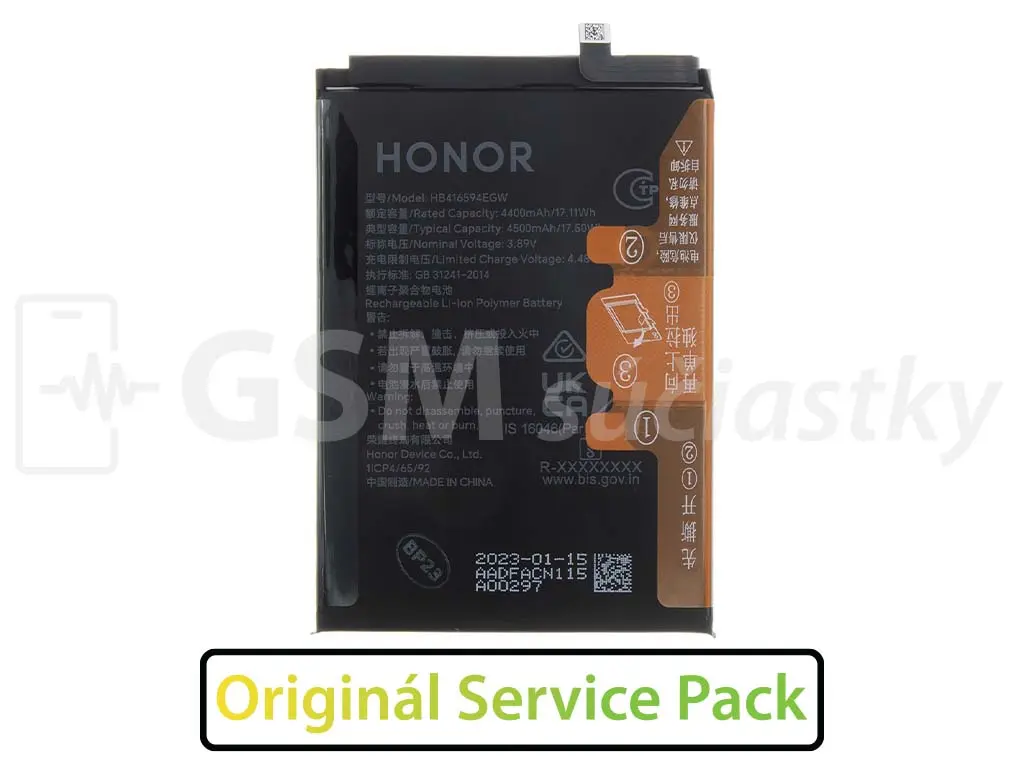 Baterie Huawei Honor 200 Litem 90 Lite, X8a, X8b HB416594EGW