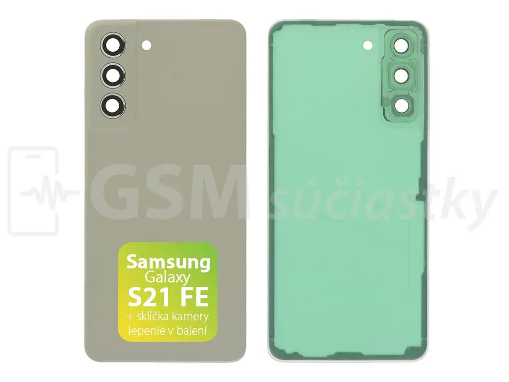 Kryt baterie Samsung G990 Galaxy S21 FE zelený
