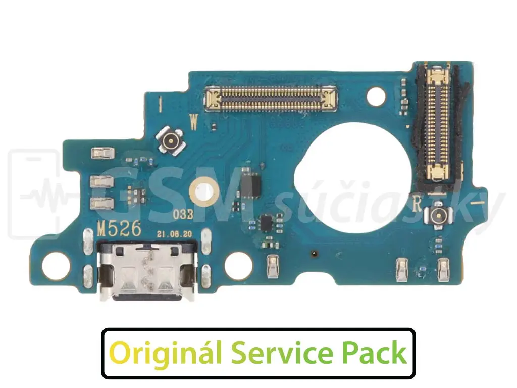 Deska nabíjení Samsung M526B Galaxy M52 5G nabíjecí konektor, mikrofon Originál Service Pack 1
