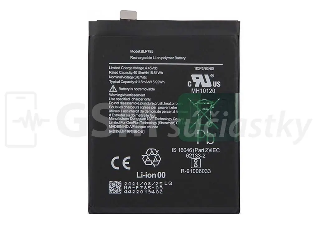 Baterie OnePlus Nord BLP785
