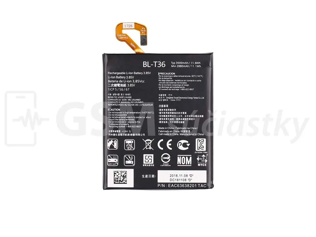 Baterie LG K10 2018, K30 BL T36
