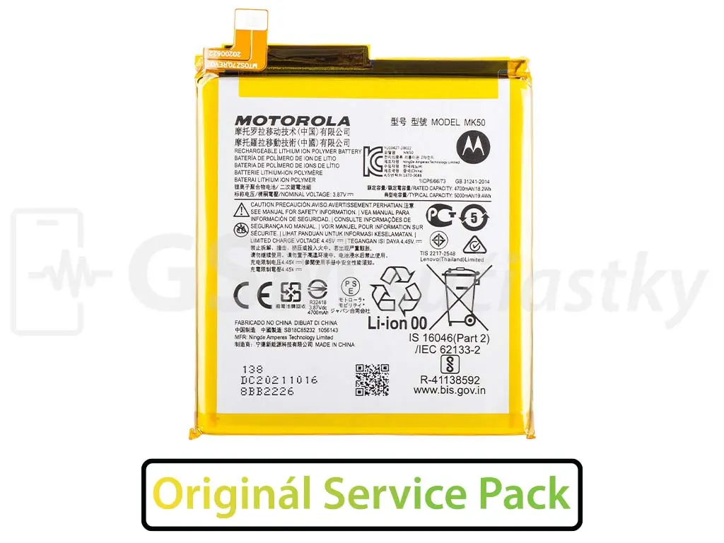 Originální baterie Motorola Moto G 5G MK50