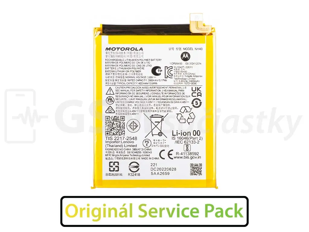 Baterie Motorola Moto E22, E22i NH40 Original