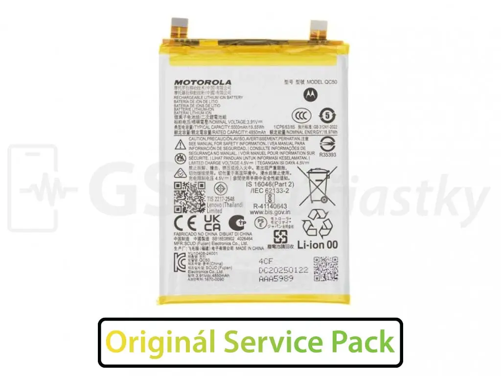 Baterie Motorola Edge 50 Fusion QC50 Original