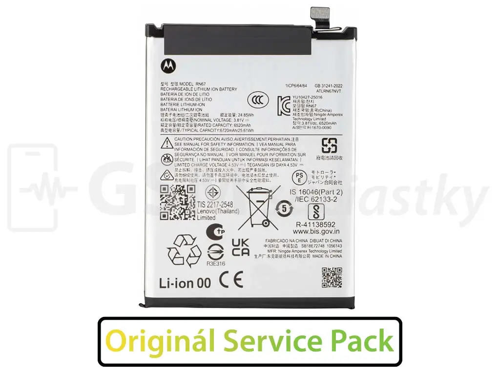 Originální baterie Motorola Moto G86 Power 5G RN67