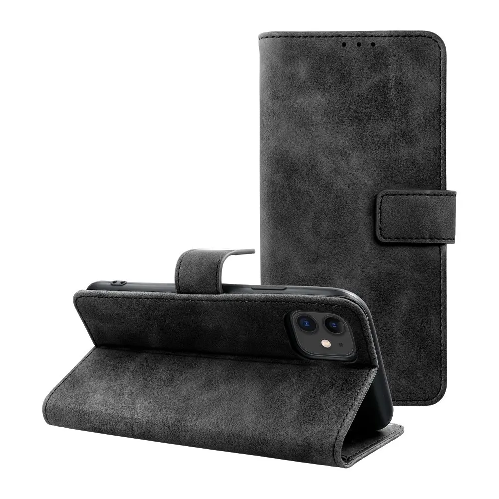 Knižní diářové pouzdro iPhone 12, 12 Pro, černé