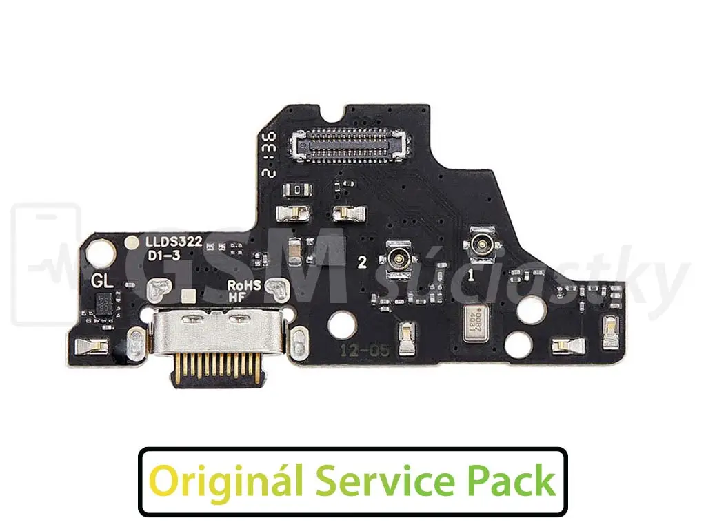 Deska nabíjení Motorola Moto G31 nabíjecí konektor, mikrofon Originál Service Pack