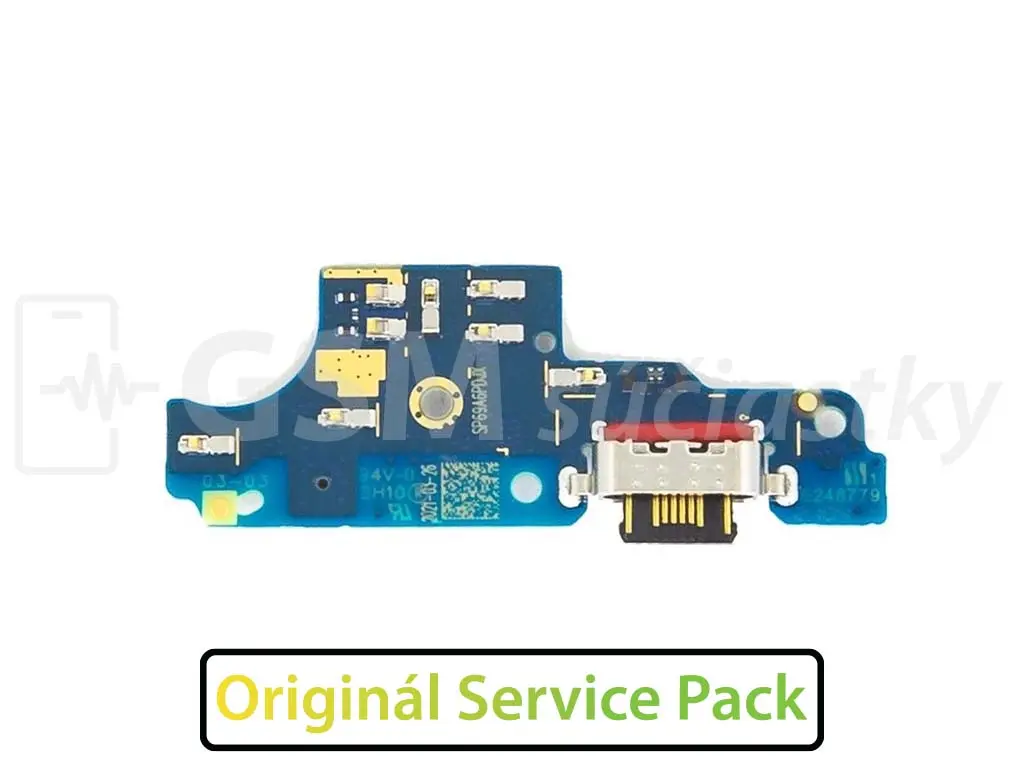 Deska nabíjení Motorola Moto G20 nabíjecí konektor, mikrofon Originál Service Pack
