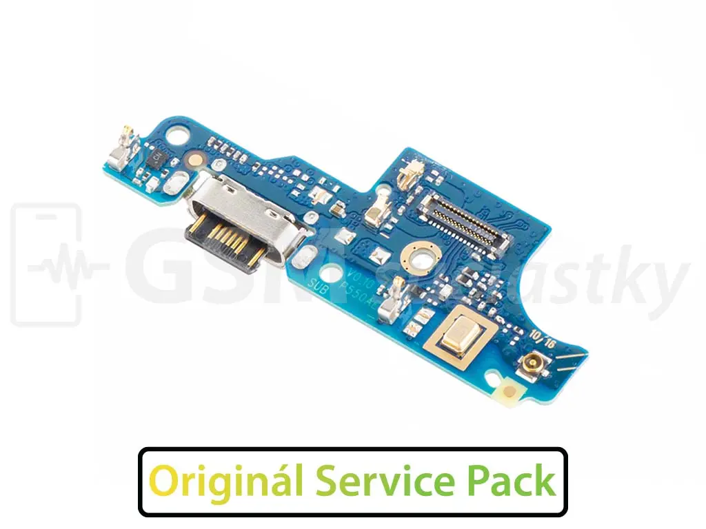 Deska nabíjení Motorola Moto G30 nabíjecí konektor, mikrofon Originál Service Pack