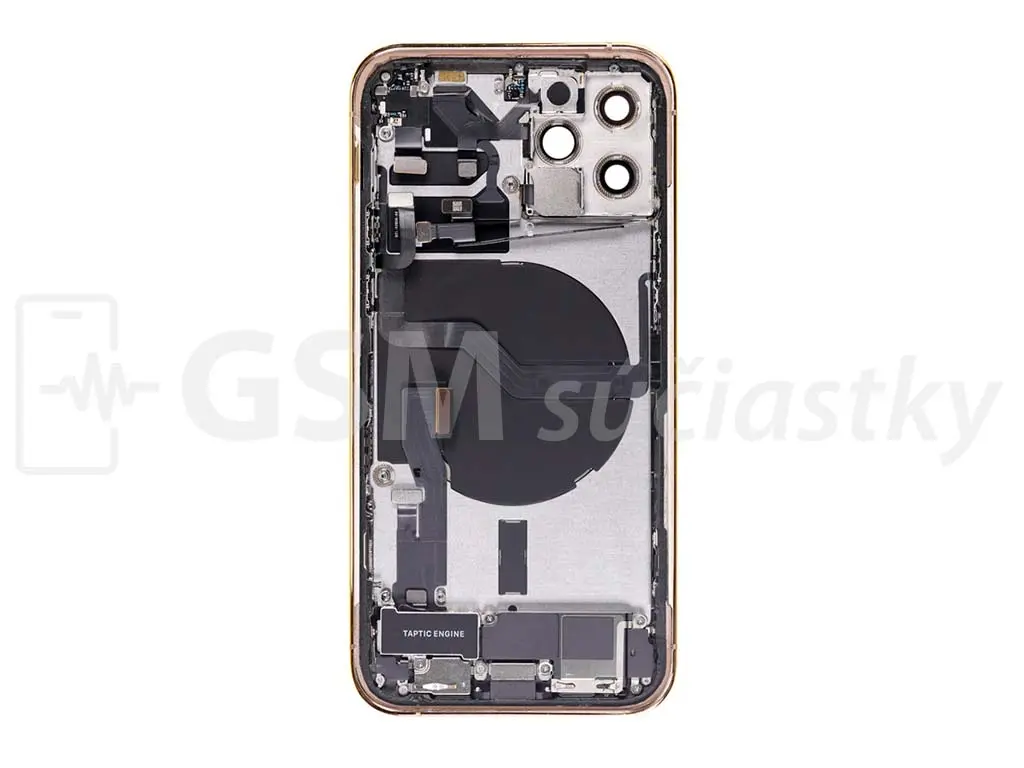 iPhone 12 Pro Zadní Housing s malými díly Zlatý