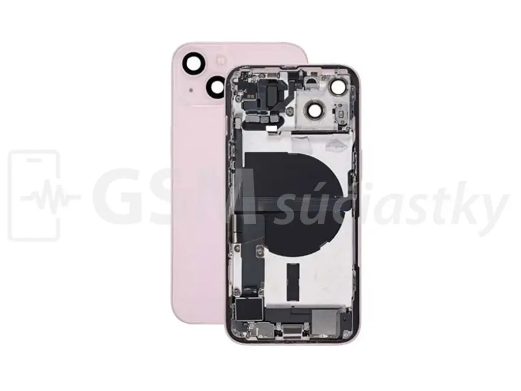 iPhone 13 Zadní Housing s malými díly Růžový