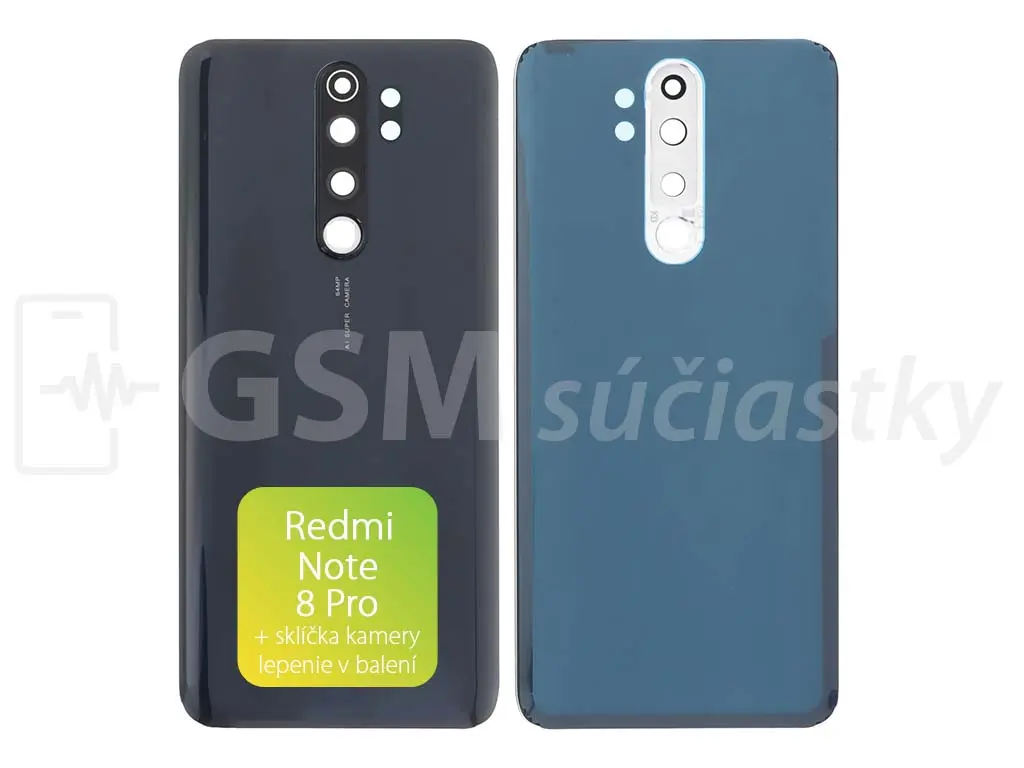 Xiaomi Redmi Note 8 Pro kryt baterie černý