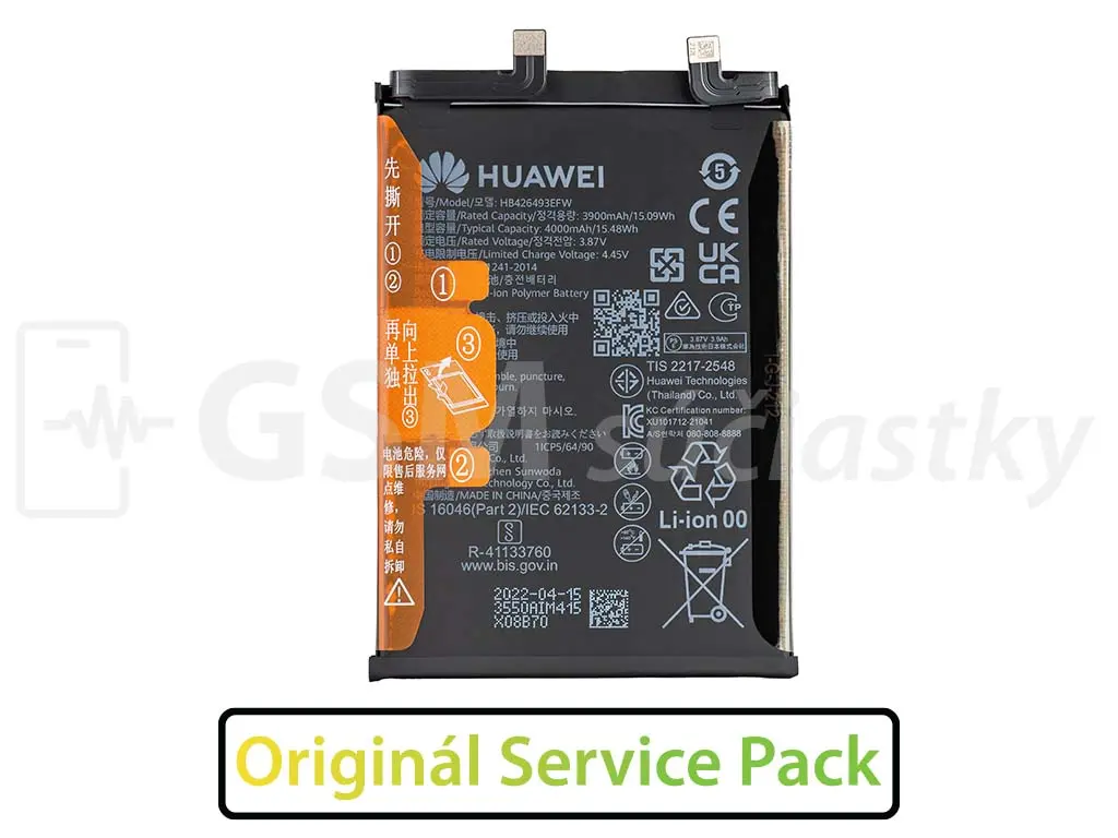 Baterie Huawei Nova 9 SE, Nova 10 HB426493EFW Originál