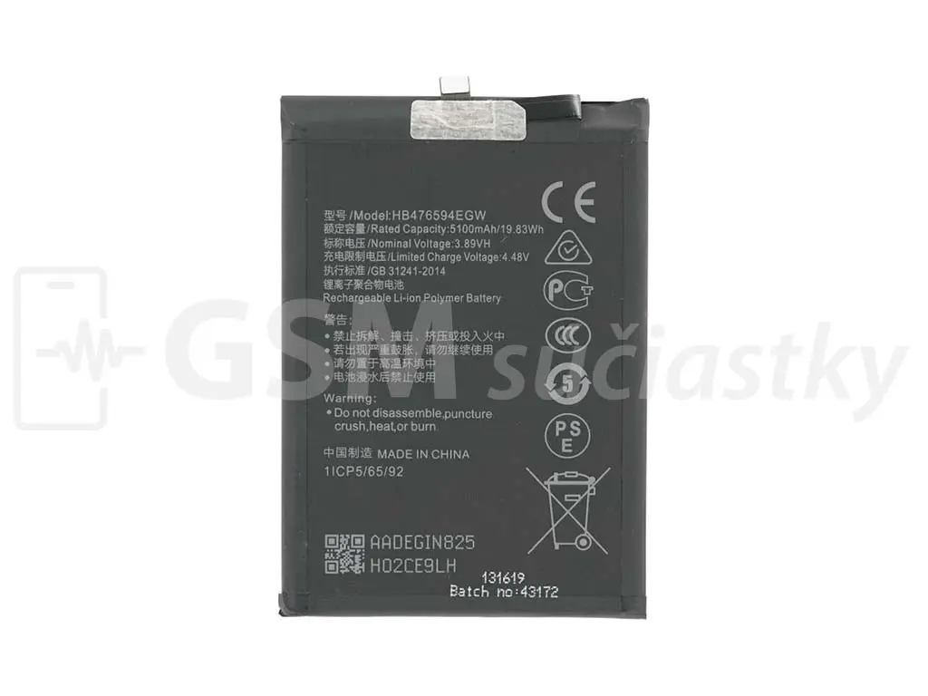 Baterie Honor X6b, Honor 200 Smart HB476594EGW