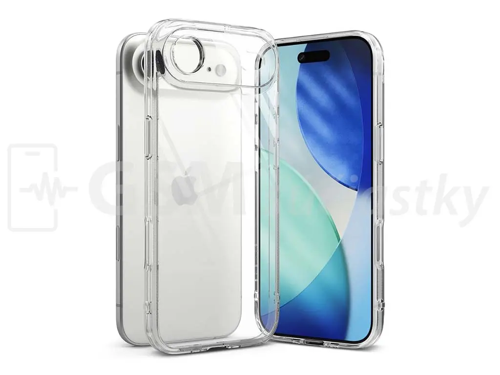 Průhledné silikonové pouzdro iPhone 17 Air 1