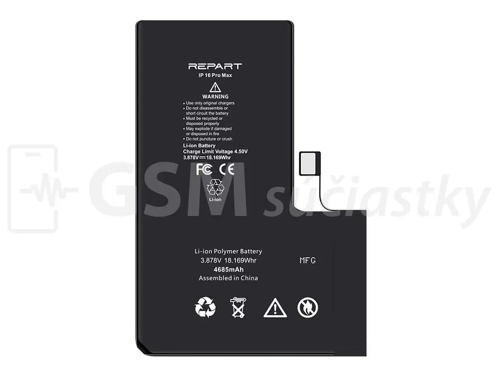 Baterie iPhone 16 Pro Max 4685mAh