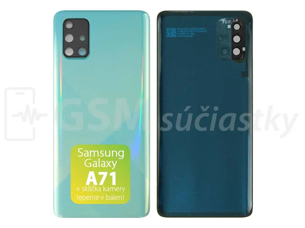 Kryt baterie Samsung A715 Galaxy A71 Modrý