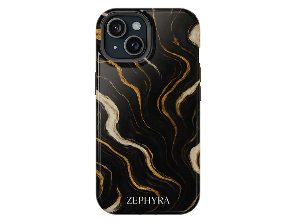 Noir Luxe Marble - iPhone 13 Kryt