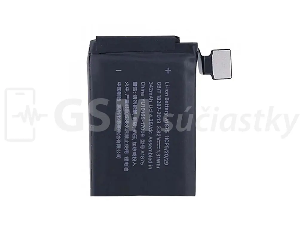 Baterie Apple Watch 3 42mm A1850 A1875, 342 mAh