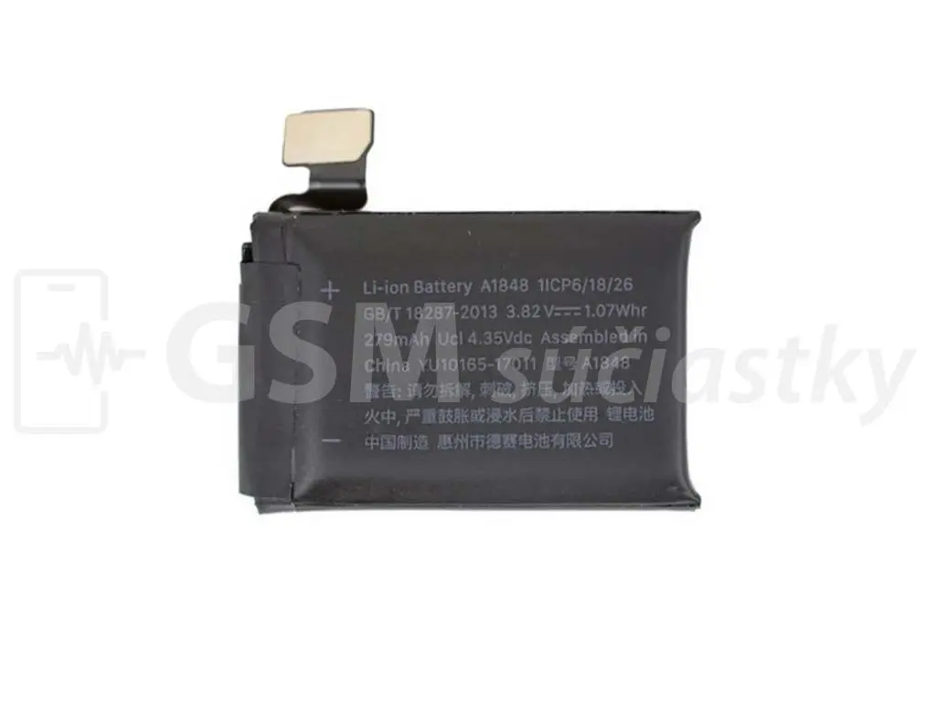 Baterie Apple Watch 3 38mm A1847 A1848, 279mAh