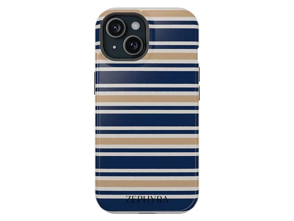 Coastal Stripes – iPhone 15 Plus kryt