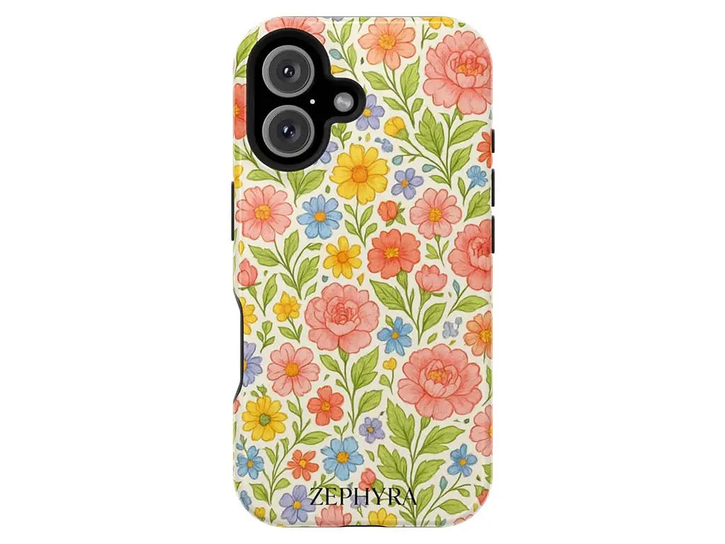 Floral Frenzy - iPhone 16 Kryt