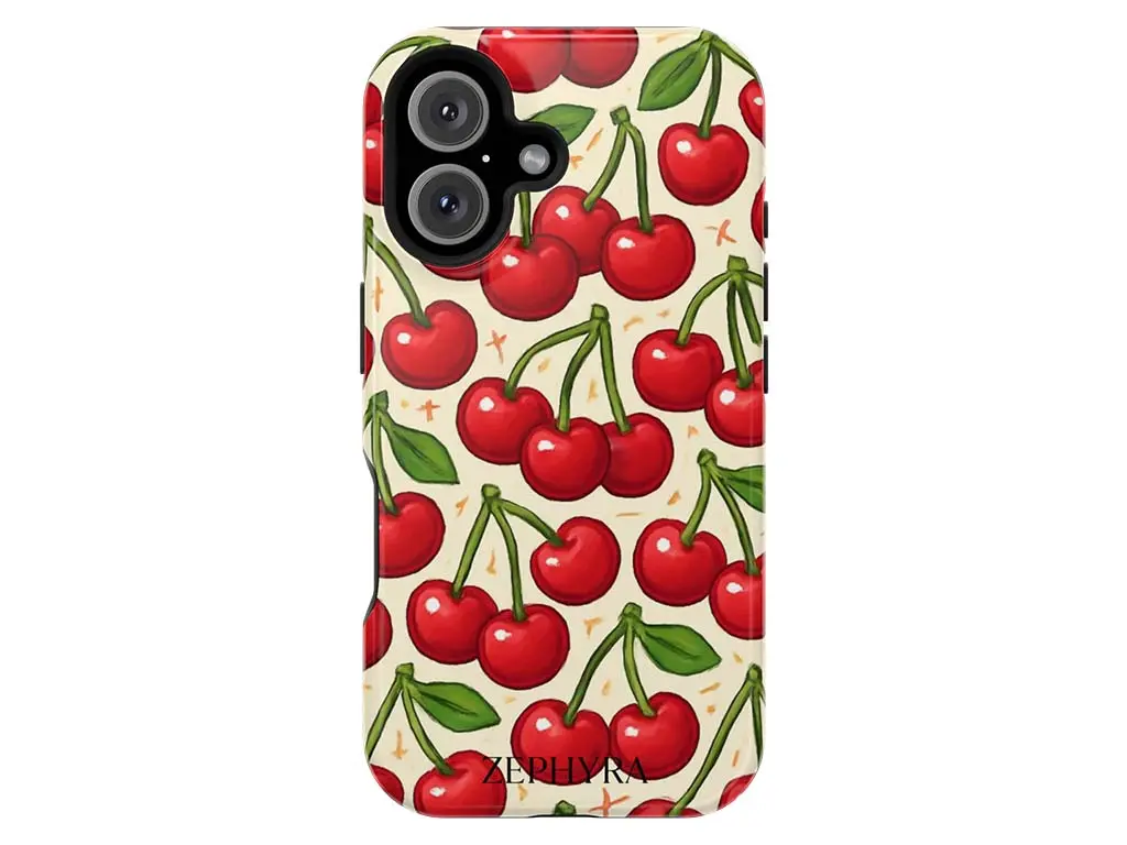 Cherry Charge - iPhone 16 Kryt