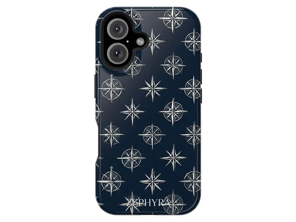 Navy Compass - iPhone 17 Kryt