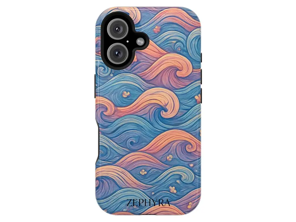 Sunset Waves – iPhone 16 Plus kryt