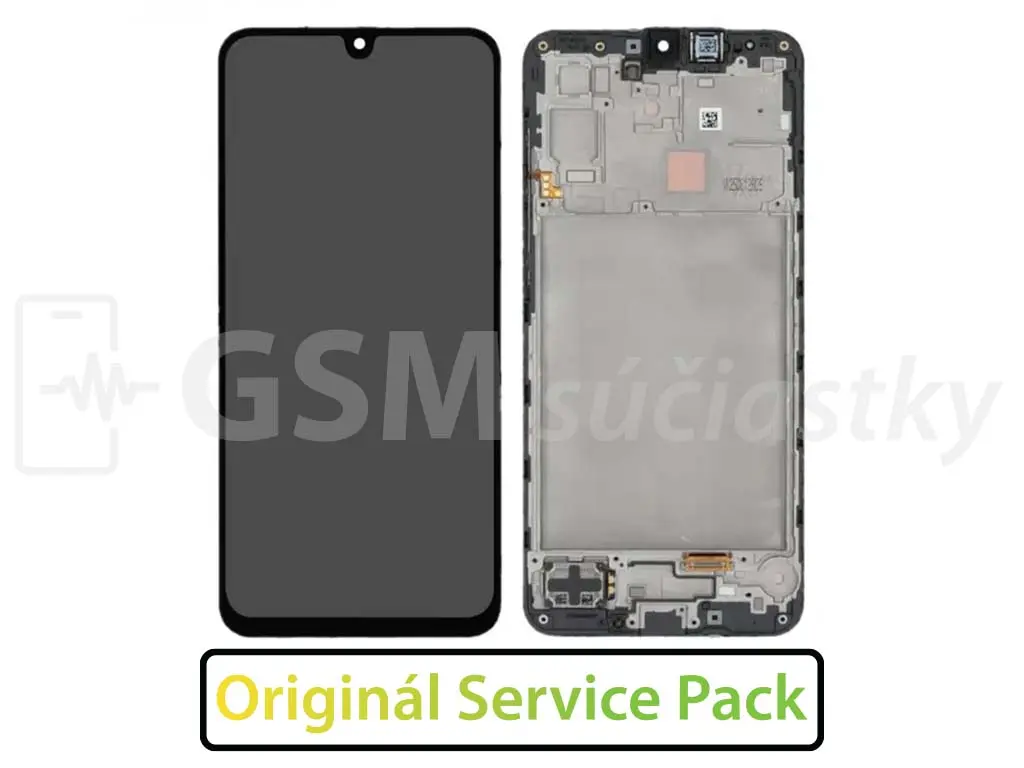 Samsung A175 Galaxy A17 LCD displej + Dotykové sklo a rám Originál