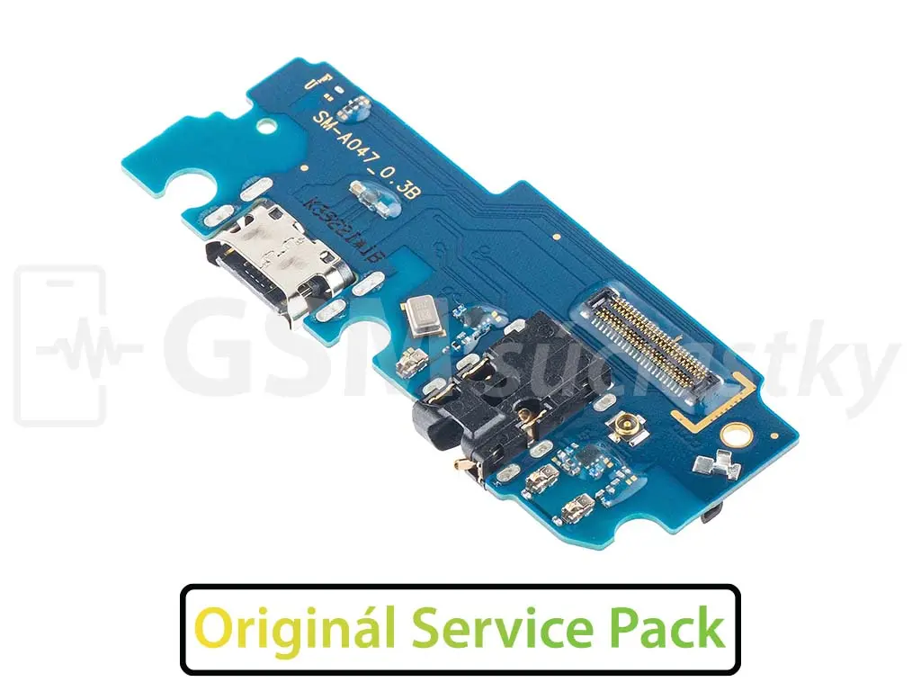 Deska nabíjení Samsung Galaxy A04s, A047 nabíjecí konektor, mikrofon Originál
