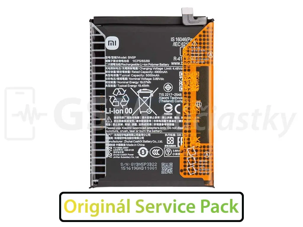 Baterie Xiaomi Redmi Note 13 4G,5G BN5P Originál