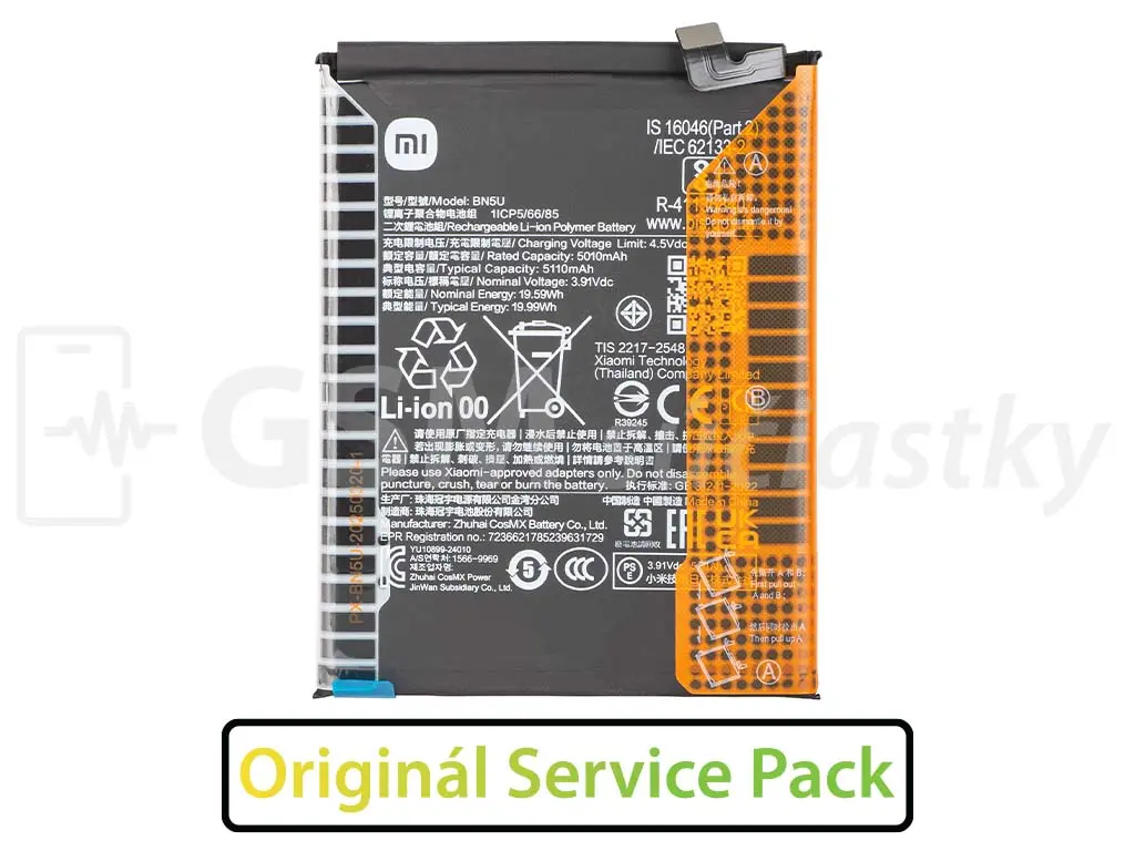 Originální baterie BN5U pro Xiaomi Redmi Note 14 5G