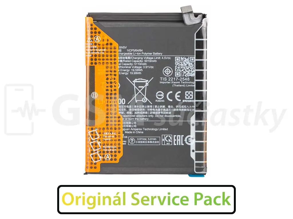 Originální baterie BN5V pro Xiaomi Redmi Note 14 Pro 5G, POCO X7 5G