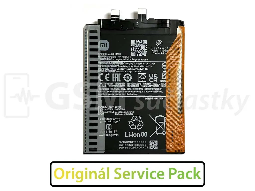 Originální baterie Xiaomi BM5S pro Xiaomi 13T Pro