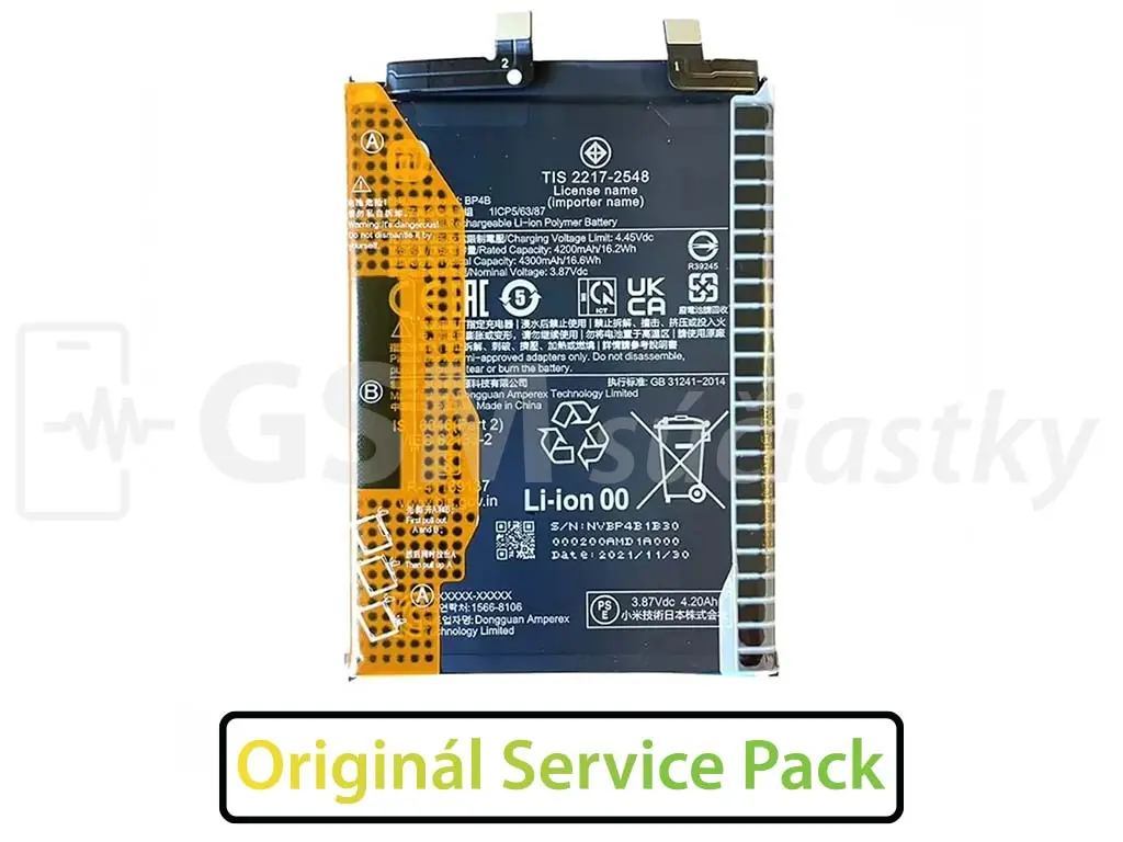 Originální baterie BP4B pro Xiaomi 12 Lite
