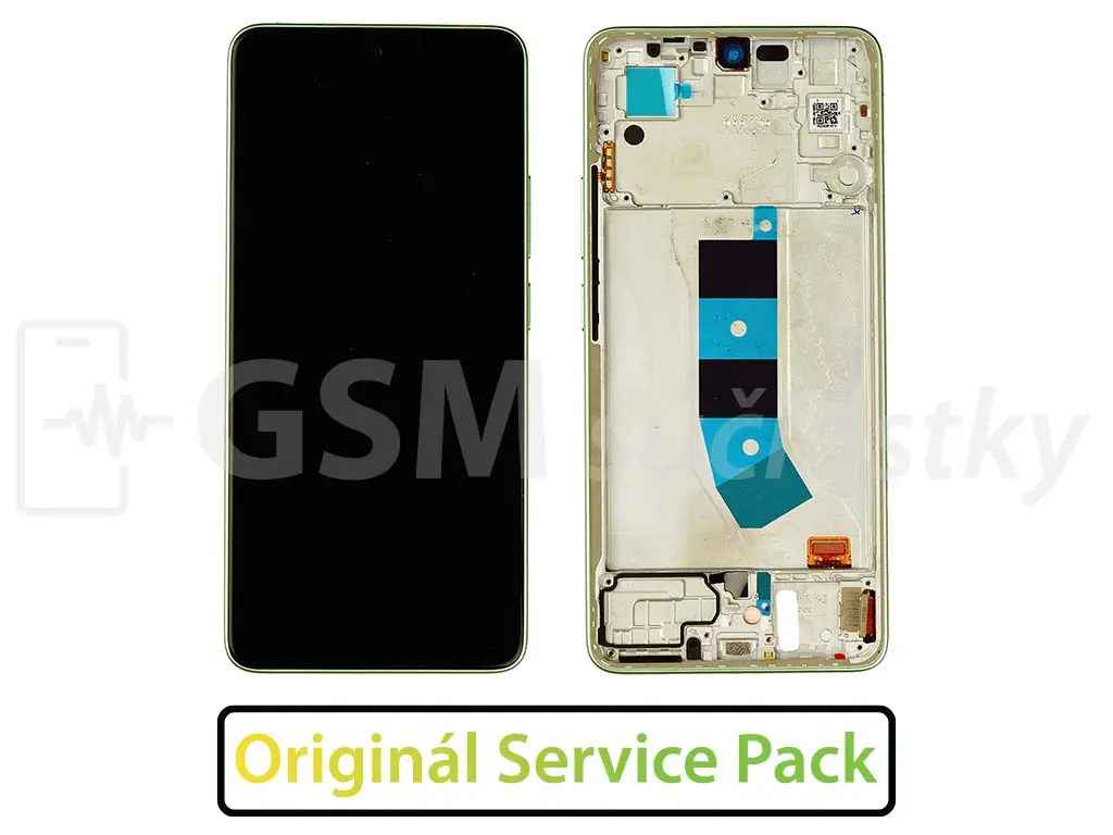 Xiaomi Redmi Note 13 4G LCD displej + dotykové sklo a rám Originál zelený