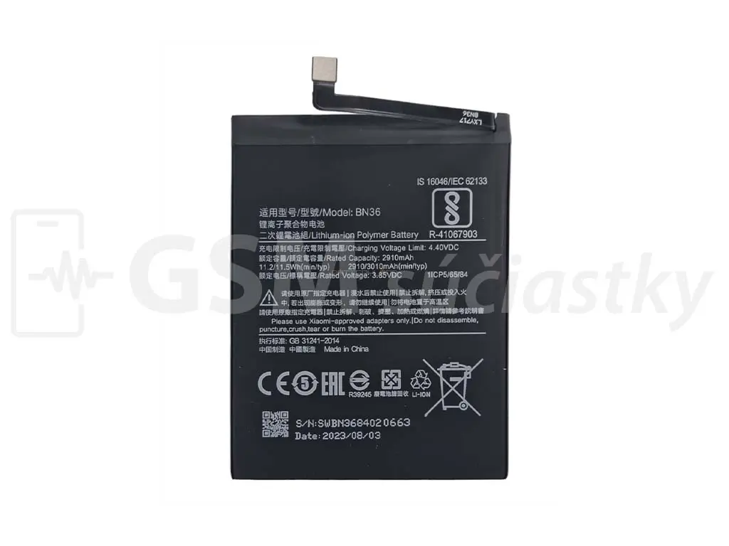 Baterie Xiaomi Mi A2, Mi 8x BN36