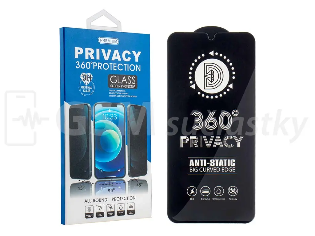 Ochranné sklo Privacy Glass 6D na iPhone 15, iPhone 16 – pro ochranu vašeho soukromí