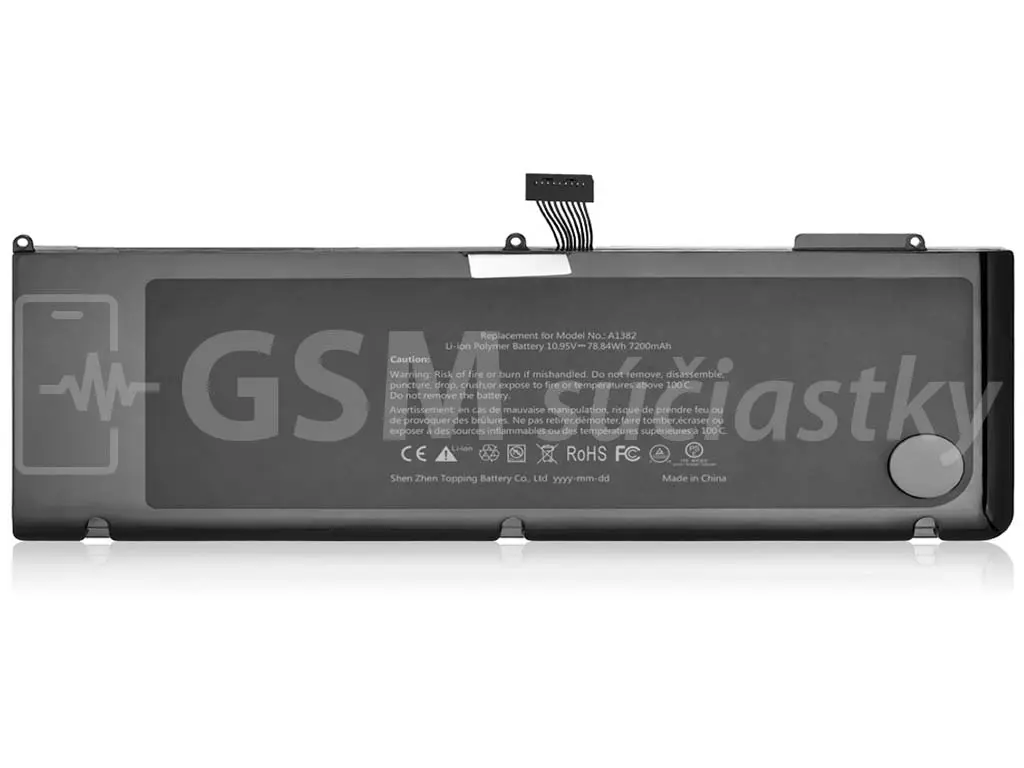 Baterie Apple A1382 pro MacBook Pro 15 A1286 (Early 2011 Mid 2012)