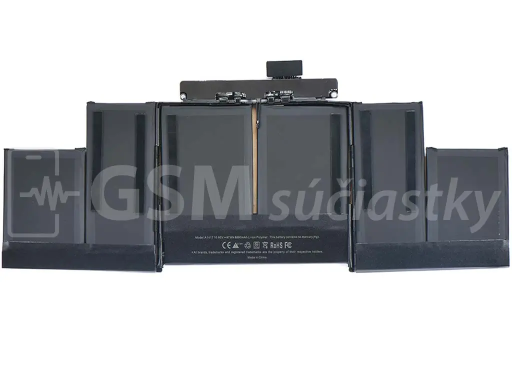 Baterie Apple A1417 pro MacBook Pro 15, A1398 (Mid 2012 Early 2013)