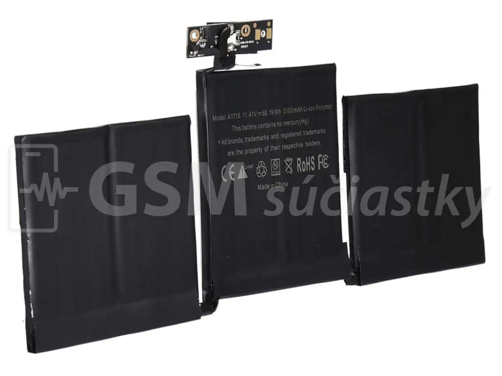 Baterie Apple A1713, A2171 pro MacBook Pro 13, A1708 (Late 2016 Mid 2017), MacBook Pro 13, A2159 (2019), A2289 (2020), A2338 (2020)