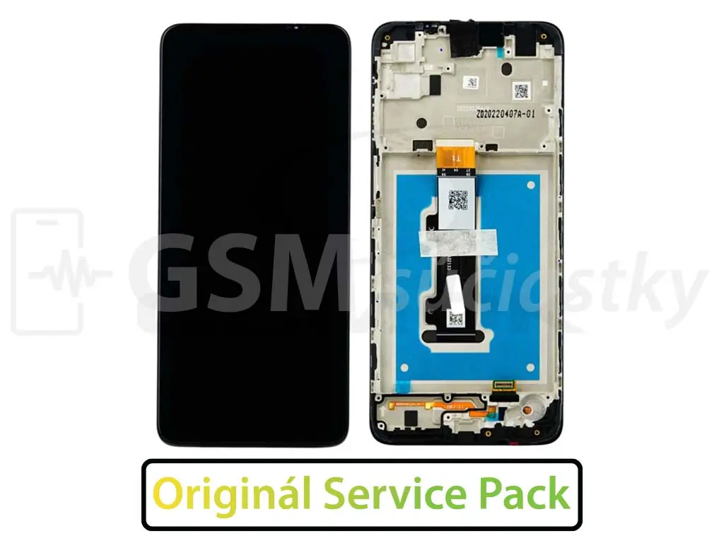 Motorola Moto E32 LCD displej + dotykové sklo a rám Originál