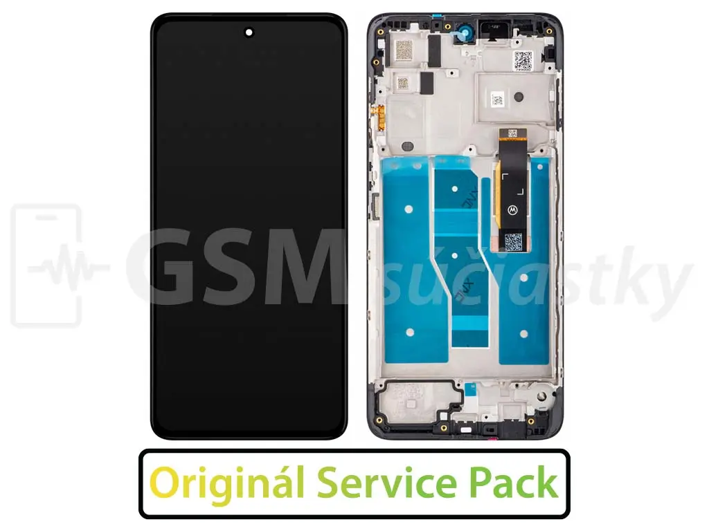 Motorola Moto G52 LCD displej + dotykové sklo + rám Originál