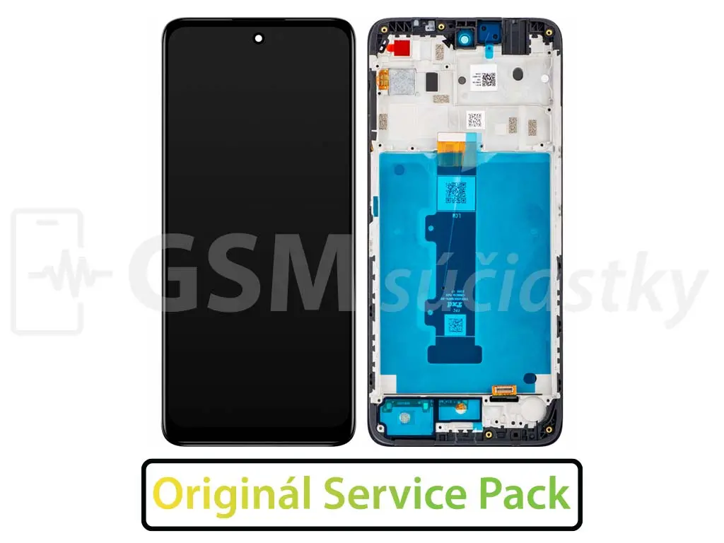Motorola Moto E32s, E22s LCD displej + dotykové sklo + rám Originál