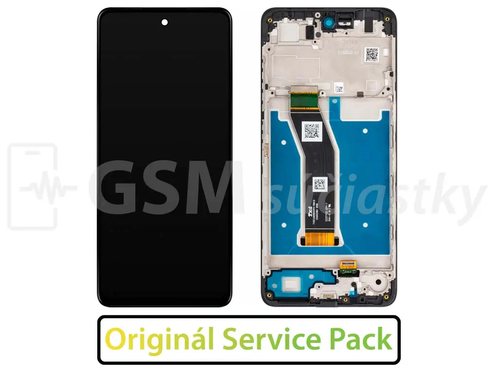Motorola Moto G04 LCD displej + dotykové sklo + rám Originál
