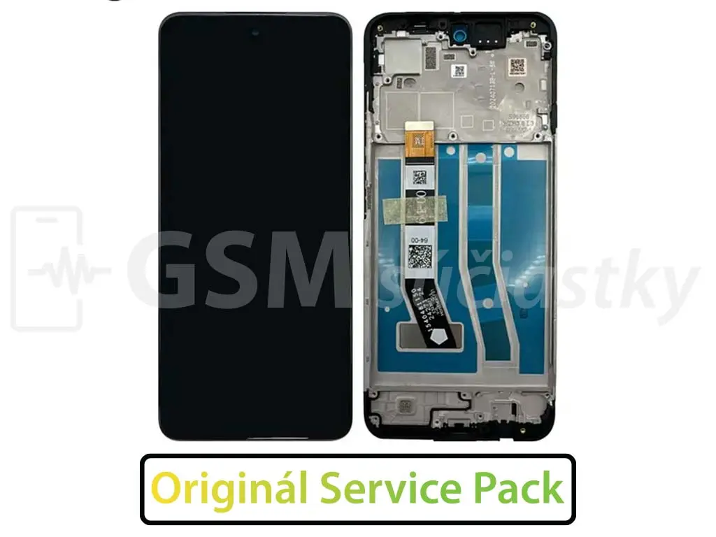 Motorola Moto G55 LCD displej + dotykové sklo + rám Originál